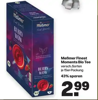 Handelshof Meßmer Finest Moments Bio Tee je 15er-Packung Angebot