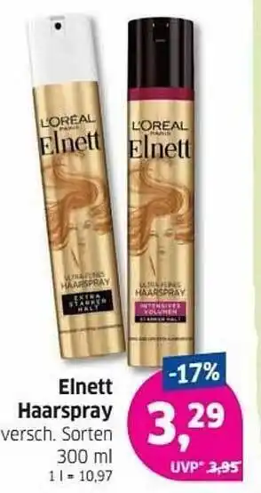 Budni Elnett Haarspray Angebot