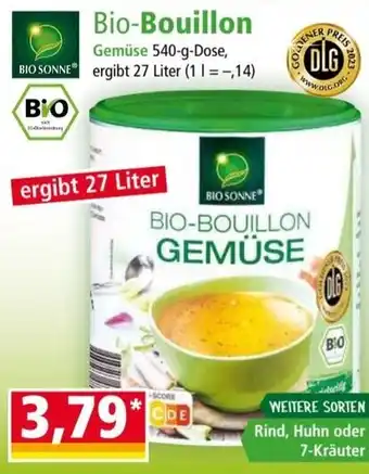 Norma BIO SONNE Bio-Bouillon 540 g Dose Angebot