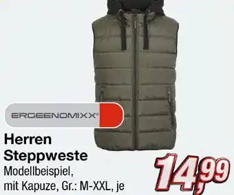 KiK ERGEENOMIXX Herren Steppweste Angebot