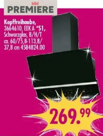 Möbel Boss PREMIERE Kopffreihaube Angebot