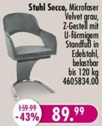 Möbel Boss Stuhl Secco Angebot