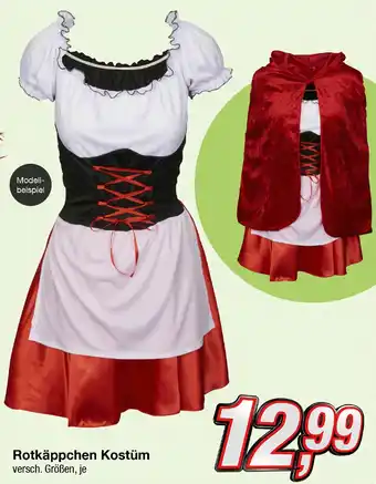 KiK Rotkäppchen Kostüm Angebot