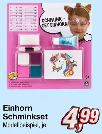 KiK Einhorn Schminkset Angebot