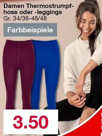 Woolworth Damen Thermostrumpfhose oder leggings Angebot