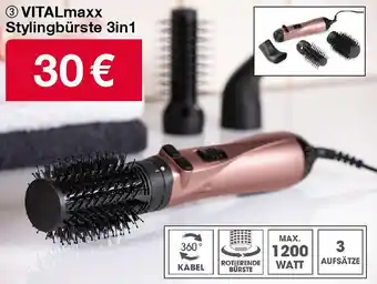 Woolworth VITALmaxx Stylingbürste 3in1 Angebot