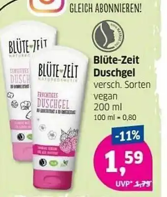 Budni Blüte Zeit Duschgel Angebot