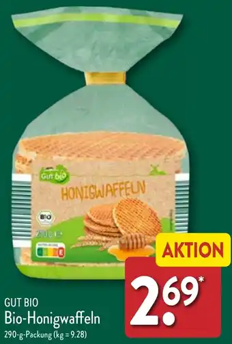 Aldi Nord GUT BIO Bio-Honigwaffeln 290 g Packung Angebot