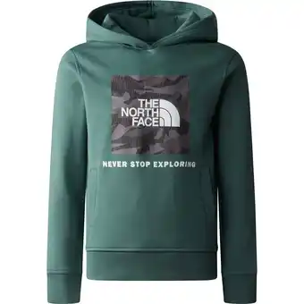 Intersport The north face kinder kapuzensweat teens box p/o hoodie dark sage/asphalt grey xxl Angebot