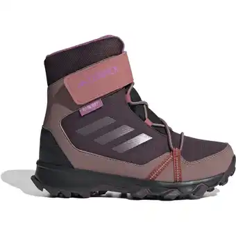 Intersport Adidas kinder multifunktionsstiefel terrex snow hook-and-loop cold.rdy winter shamar/wonred/pullil 35 Angebot