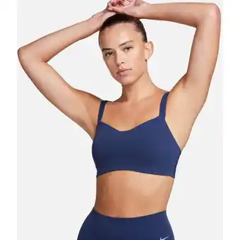 Intersport Nike damen top w nk df alate trace bra midnight navy/white s Angebot