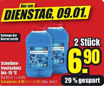 B1 Discount Baumarkt aroso Scheiben-frostschutz 2*5L Angebot