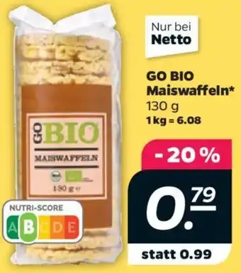 NETTO GO BIO Maiswaffeln 130 g Angebot