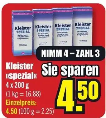 B1 Discount Baumarkt Kleister >>speziak<< 200 g Angebot