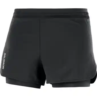 Intersport Salomon damen cross 2in1 short w deep black deep black/ s Angebot