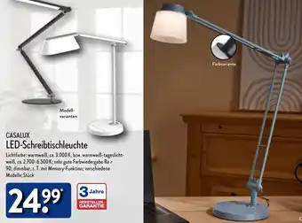 Aldi Nord CASALUX LED-Schreibtischleuchte Angebot