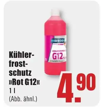 B1 Discount Baumarkt Kühlerfrostschutz "Rot G12" 1L Angebot