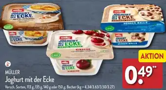 Aldi Nord MÜLLER Joghurt mit der Ecke 113 g, 135 g, 140 g oder 150 g Angebot