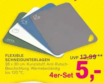 KODi FLEXIBLE SCHNEIDUNTERLAGEN 4er-Set Angebot