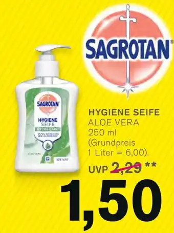 KODi SAGROTAN HYGIENE SEIFE ALOE VERA 250ml Angebot