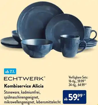 Aldi Nord ECHTWERK Kombiservice Alicia Angebot