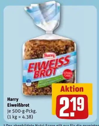 REWE Harry Eiweißbrot je 500-g-Pckg. Angebot