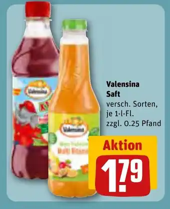 REWE Valensina Saft versch. Sorten, je 1-l-Fl. Angebot