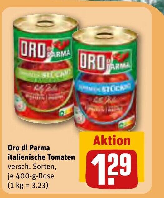 Oro Di Parma Pizzasauce – Mit Sonnengereiften Tomaten & Oregano, 425g Glas, Original Italienisch