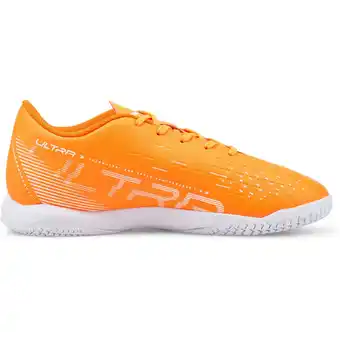 Intersport Puma kinder fussball-hallenschuhe ultra play it jr ultra orange-puma white-blue g 32 Angebot