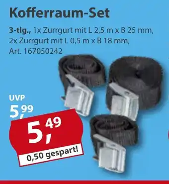 Sonderpreis Baumarkt Kofferraum-Set Angebot