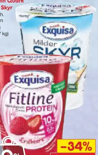 Netto Marken-Discount Fitline protein quark Angebot