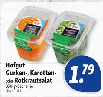 Nah & Frisch Hofgut Gurken-, Karotten-oder Rotkrautsalat 350-g Angebot