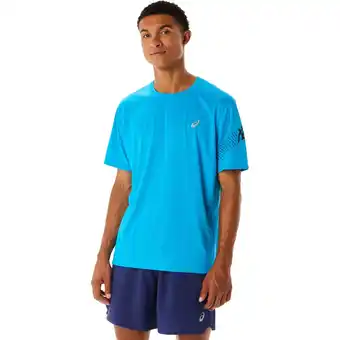 Intersport Asics herren t-shirt icon ss top island blue/performance black m Angebot