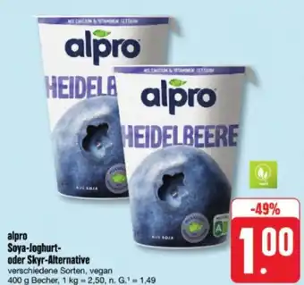 nah & gut alpro Soya-Joghurt- oder Skyr-Alternative 400g Angebot