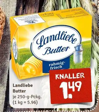 nahkauf Landliebe Butter 250g Angebot