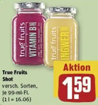 REWE True Fruits Shot 99 ml Fl. Angebot