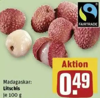 REWE Litschis 100 g Angebot