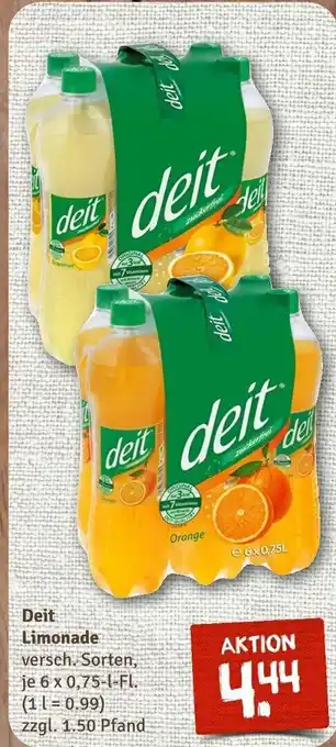 nahkauf Deit Limonade versch. Sorten, je 6 x 0,75-1-FL. Angebot