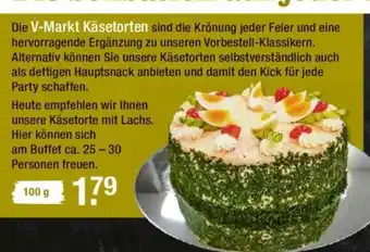 V Markt V-Markt Käsetorten 100g Angebot