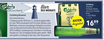 CITTI Markt Carlsberg Elephant Premium Strong 24 x 0,33-1-Flasche Angebot