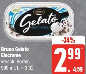 Edeka Bruno Gelato Eiscreme 900 ml Angebot