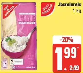 Edeka Gut & Günstig Jasminreis 1 kg Angebot