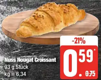 Edeka Nuss Nougat Croissant 93 g Stück Angebot