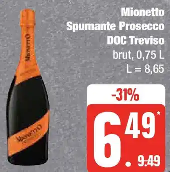 Edeka Mionetto Spumante Prosecco DOC Treviso 0,75 L Angebot