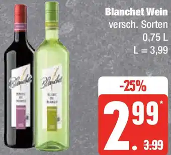 Edeka Blanchet Wein 0,75 L Angebot