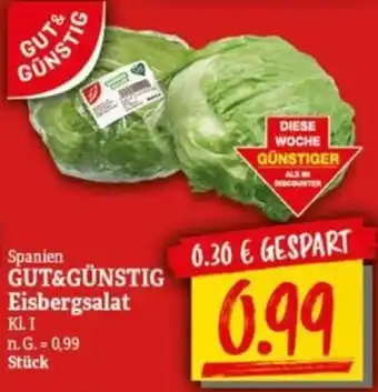 NP Discount GUT&GÜNSTIG Eisbergsalat Angebot