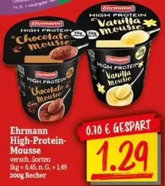 NP Discount Ehrmann High-Protein-Mousse 200g Becher Angebot