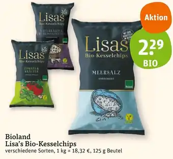 basic Bioland Lisa's Bio-Kesselchips 125 g Beutel Angebot