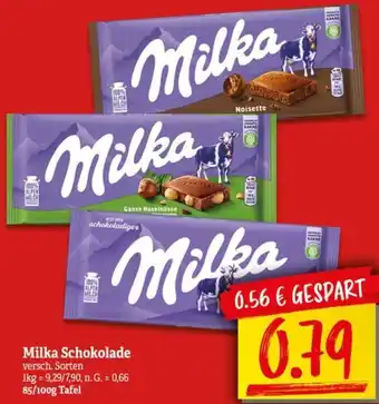 NP Discount Milka Schokolade 85/100 g Tafel Angebot