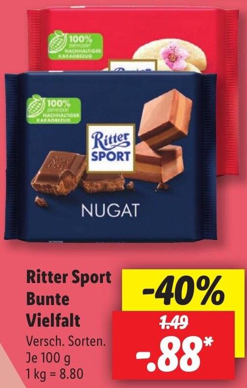 Ritter Sport Angebot Diese Woche